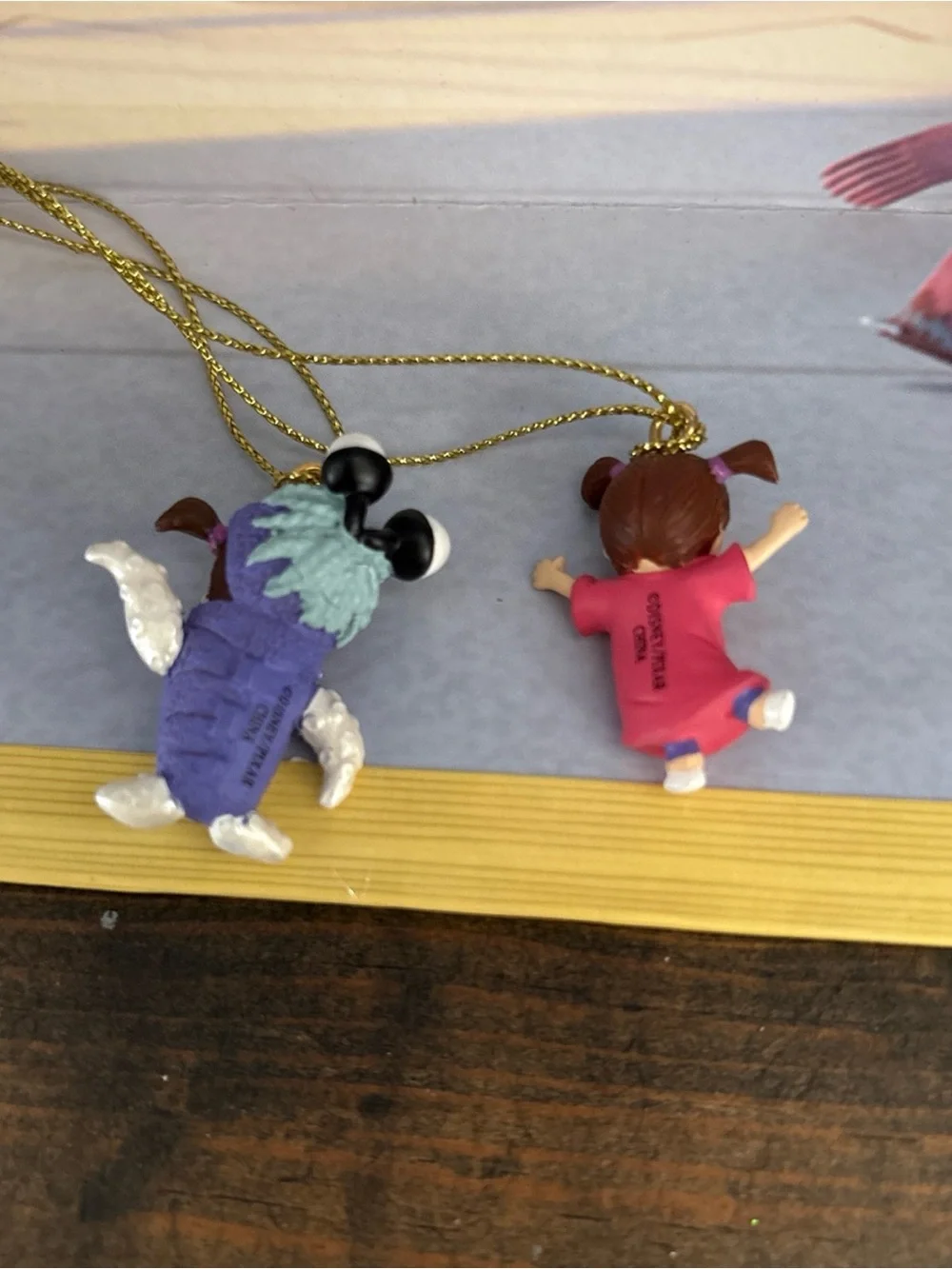 Disney Pixar Monsters, Inc. Storybook Ornament Set of 8